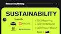 analyze and write esg, gri, sdg, sustainability reports