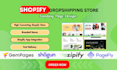 build shopify one product store landing page by pagefly gempages shogun replo