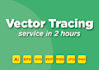 vector trace, vectorise logo or convert image to vector asap