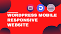 build a responsive wordpress website or blog