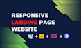 create a  wordpress  landing sales, squeeze,   landing page