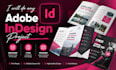 do any adobe indesign project