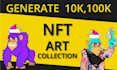 create a nft art collection