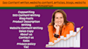 be your SEO  content writer, article writer, website content