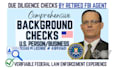 conduct background checks, USA retired fbi, verified pi