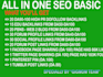 do all in one SEO basic for google top ranking