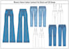 do denim technical cad sketch and tech  pack design for you