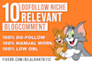 create high qulaity niche related dofollow SEO blog comments backlinks