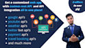 do any api integration or ai training or custom web application