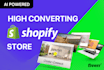 design shopify ecommerce website, build shopify online store