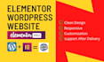 create a fully responsive wordpress website using elementor pro