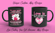 do cute graphic and custom unique coffee mug or cup design