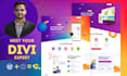 create responsive wordpress website by divi theme, builder