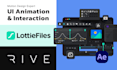 create lottie animation for website and mobile app json svg gif