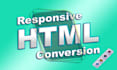 convert psd,figma or xd to html, responsive website design