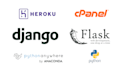 deploy your python django or flask app on cpanel, pythonanywhere or vps