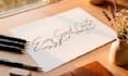 design a delicate fine line tattoo lettering