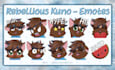 draw cute chibi twitch emotes or stickers