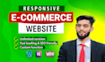build your wordpress ecommerce website or elementor ecommerce store
