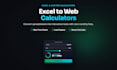 convert excel to web calculator or build custom web calculator