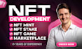 develop nft game, staking, minting and marketplace