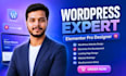 build a modern wordpress website or landing page using elementor pro