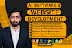 do ai web application, software development, full stack website development