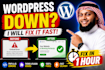 fix wordpress bugs, php errors or broken site fast