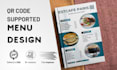 design menu with qr code support