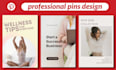 design professional pinterest pins for your business