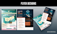 design flyers, posters, and postcards for your brand