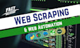do python web scraping and data extraction from any website