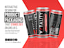 design creative beer label, energy drink, juice, and colas
