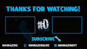 make your youtube outro ending animation