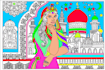 make adult colouring pages or book