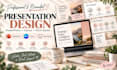 design a professional powerpoint or canva presentation