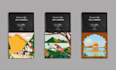 coffee label, coffee packaging design and coffee bag design