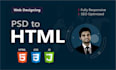 convert psd to html xd to html figma to html responsive