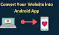 convert website into android app