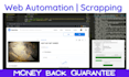 create selenium bots, web scrapers, crawlers for automation