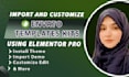 install import and customize envato templates kits