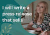 write you a press release that actually sells