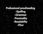 professionally proofread and edit your document