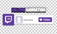 create twitch follow notification animation