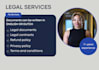 expertly draft legal contracts, legal documents and privacy policy