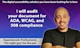 audit your document for ada, wcag, 508 compliance