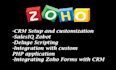 develop zoho CRM creator and books with custom deluge automation