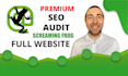 website SEO audit with premium screaming frog