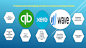 be expert bookkeeper in quickbooks,xero,wave ,zohobooks accounting software