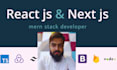 developed web app using react js next js with firebase